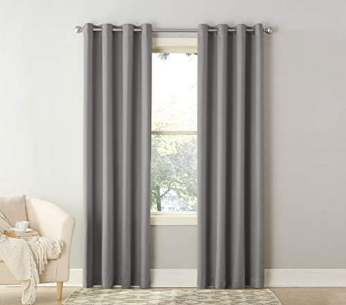 Gray Becca Energy Efficient Grommet Curtain Panel — photo 4