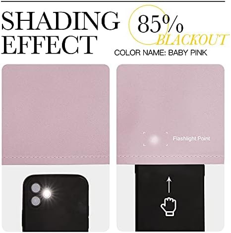 Baby Pink Grommet Nursery Blackout Curtains — photo 5