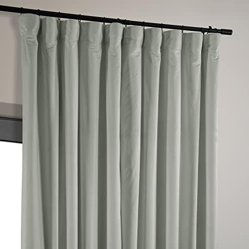 Reflection Grey Signature Velvet Thermal Blackout Curtain — photo 3