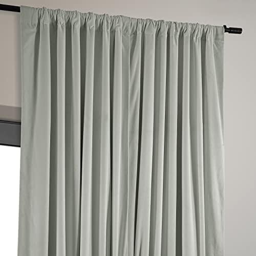 Reflection Grey Signature Velvet Thermal Blackout Curtain — photo 4