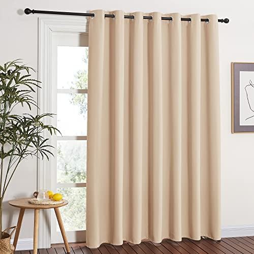 Biscotti Beige Extra Wide Patio Curtain