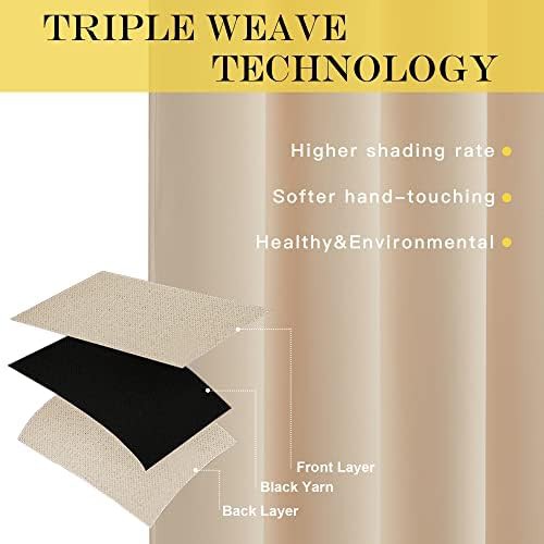 Biscotti Beige Extra Wide Patio Curtain — photo 4