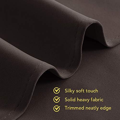 Toffee brown grommet curtains for kids rooms — photo 4