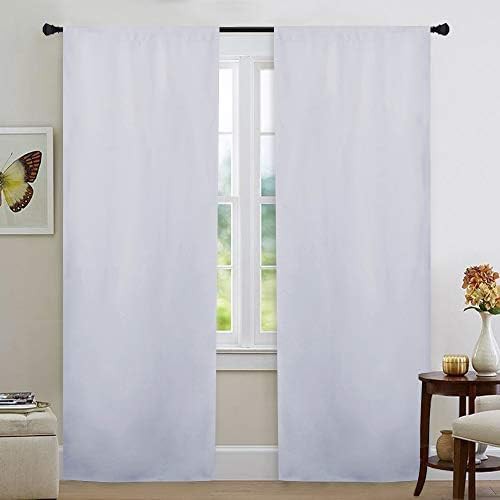 Greyish white thermal insulated curtain liners — photo 5