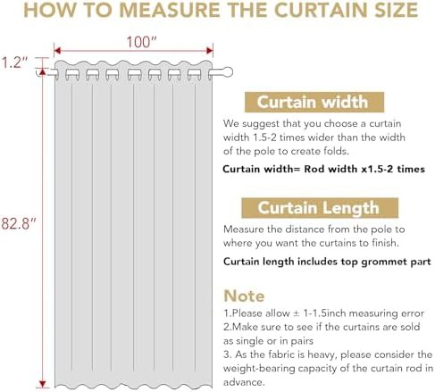 Heather ivory extra wide burlap curtain 84 in — photo 3