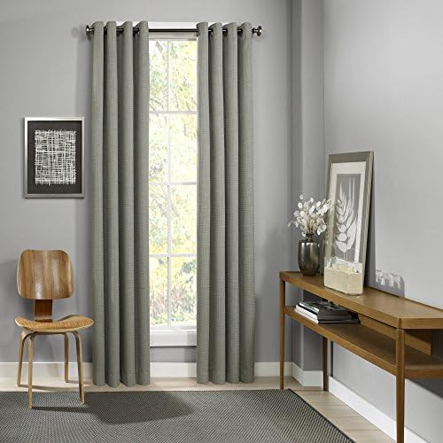 Palisade sage insulated darkening single panel curtain