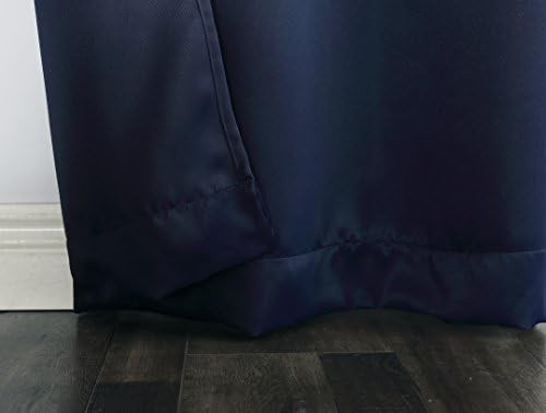 Navy Easton Energy Saving Rod Pocket Curtain — photo 3