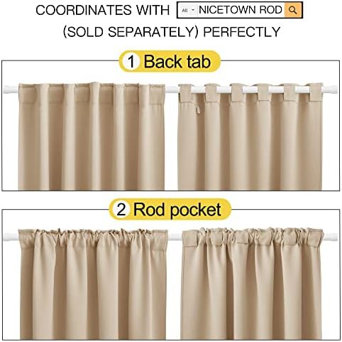 Biscotti beige thermal patio curtain 84 in — photo 4