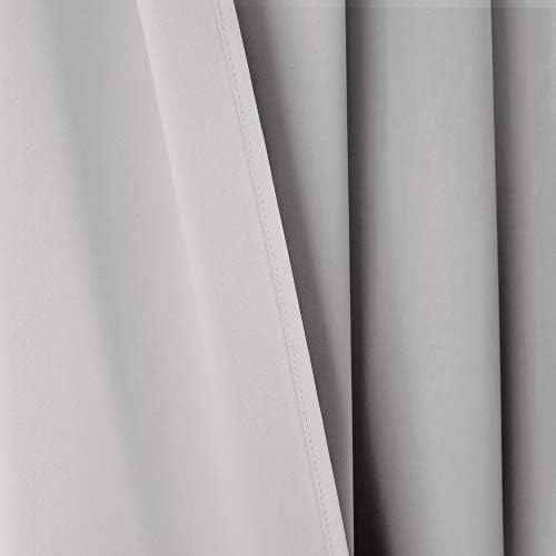 Lush Decor insulated knotted tab top light gray curtains — photo 5