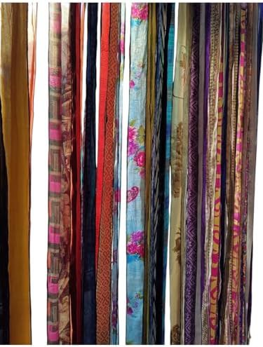 Vintage Silk Sari Bohemian Room Divider — photo 4
