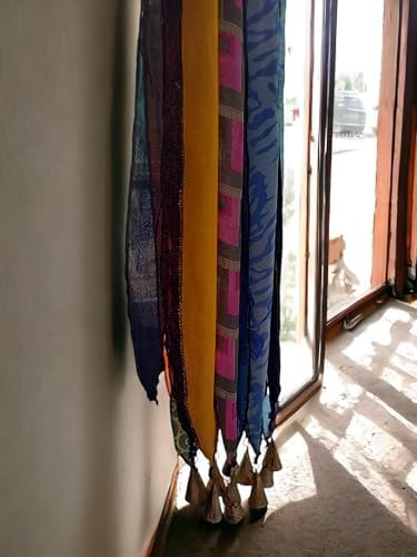 Vintage Silk Sari Bohemian Room Divider — photo 5