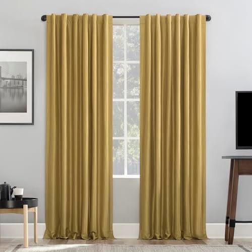 Gold Greyson Faux Silk Extreme Blackout Panel
