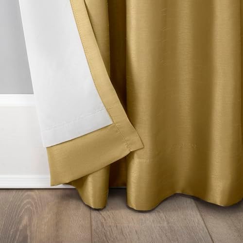 Gold Greyson Faux Silk Extreme Blackout Panel — photo 5