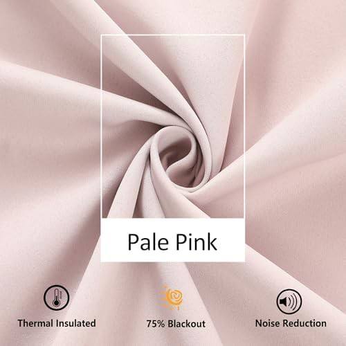 Treatmentex pink pompom blackout curtains 84 in — photo 3