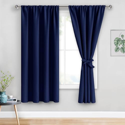 Jiuzhen bedroom blackout window curtains 63 in