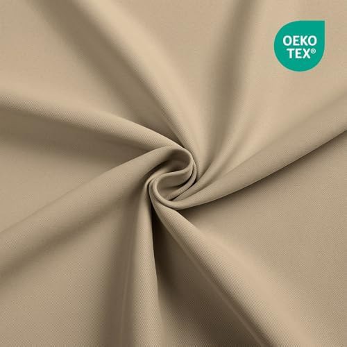 Light beige thermal grommet 84 inch curtain — photo 5