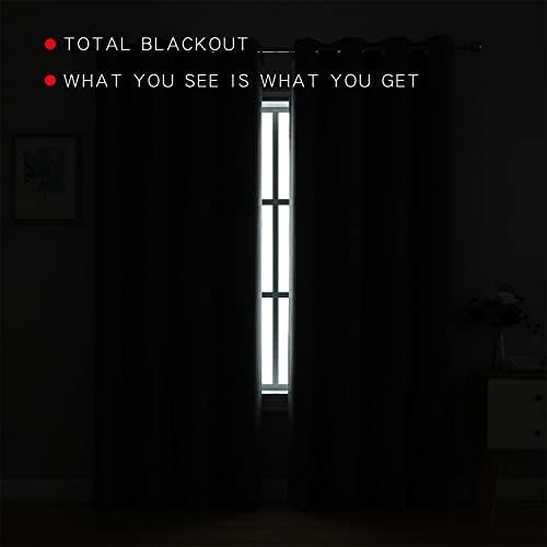 Grey total blackout thermal lined curtains — photo 3