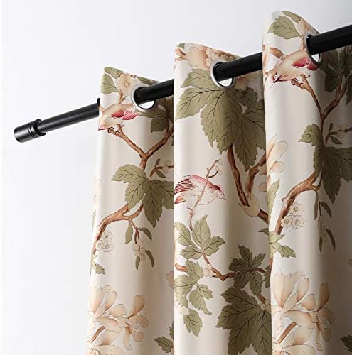 Floral Blossoming Thermal Insulated Grommet Drapes — photo 3