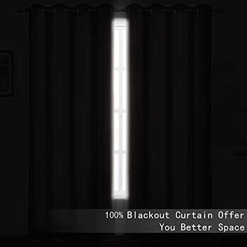 White blackout thermal nursery curtains 84 in — photo 4