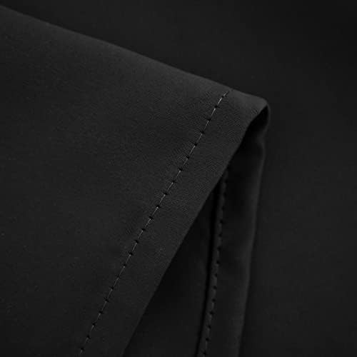 Black short tier kitchen window curtains 30x24 — photo 5