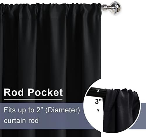 Jiuzhen room darkening window curtains 63 in — photo 5