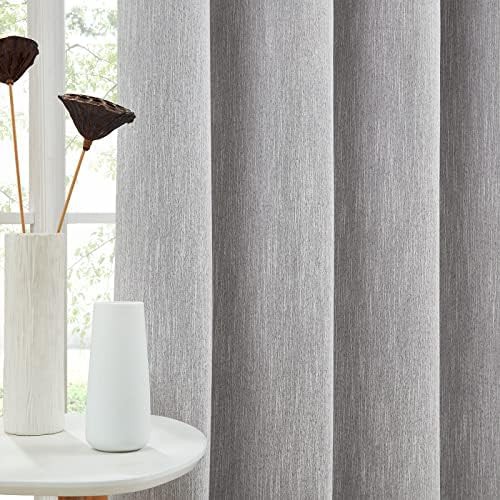 Elegant Grey Cotton Room Darkening Curtain — photo 3