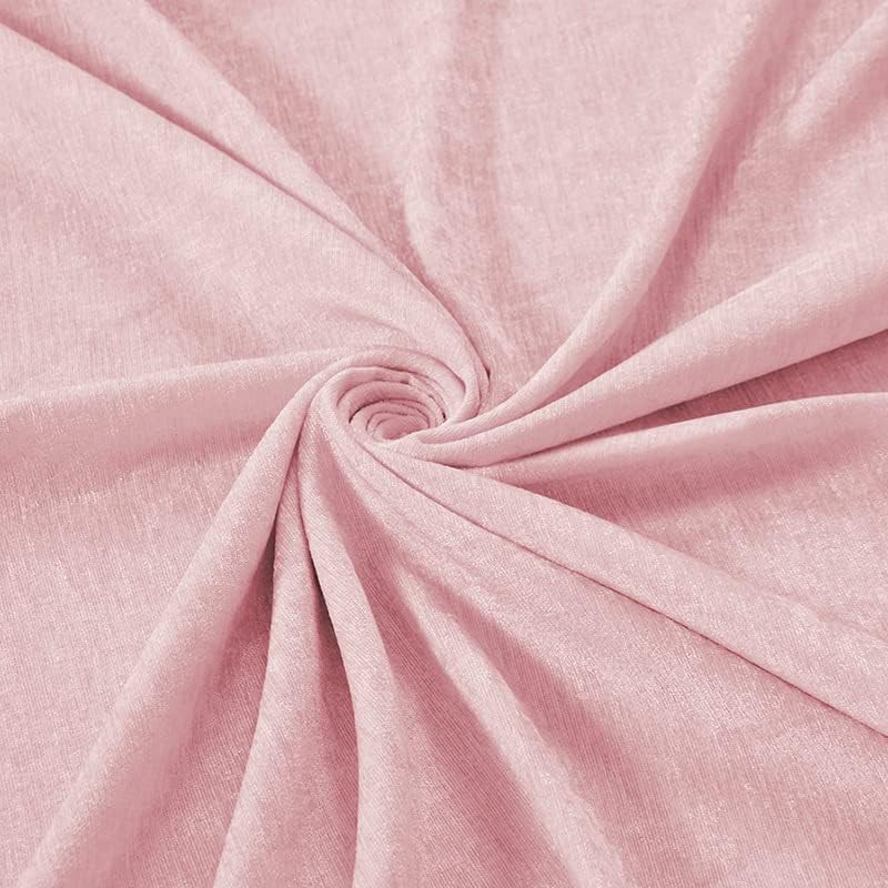 Pink Chenille Waterfall Valance with Beads — photo 4