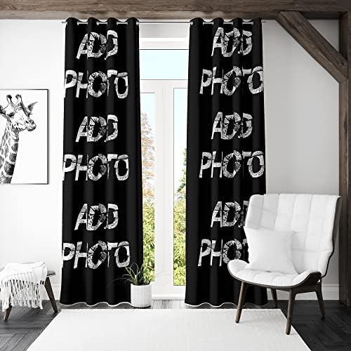 Custom personalized photo blackout curtains — photo 5