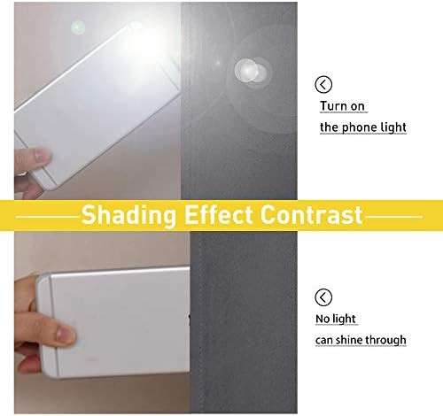 Gray back tab noise insulation curtains — photo 4