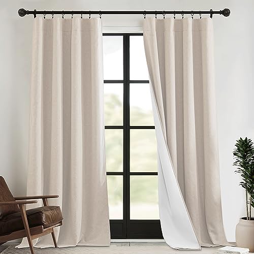 4-in-1 Soundproof Blackout Insulating Dust Filter Curtain Set