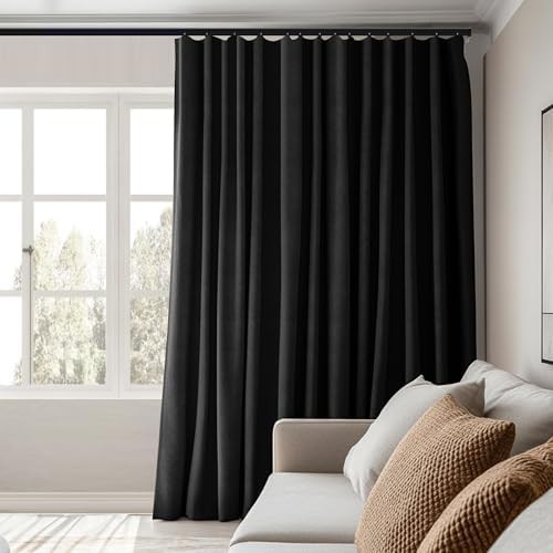 MaKefeile black room divider curtain 7 ft — photo 5