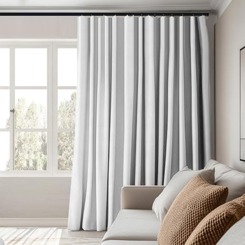 MaKefeile white room divider curtain 8 ft — photo 5