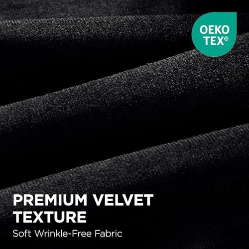 Velvet thermal back tab curtains 84 in — photo 3
