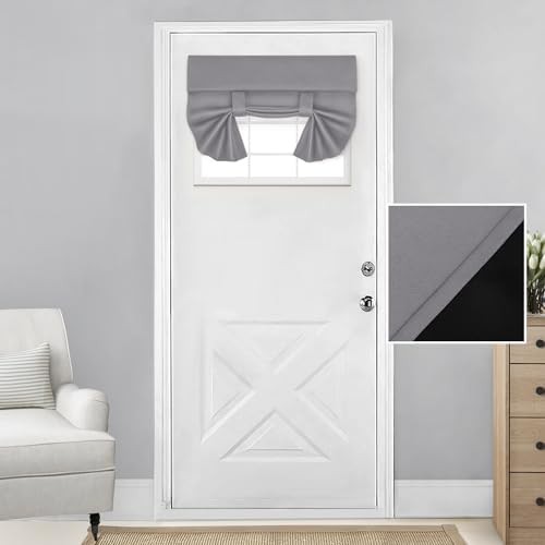 Total blackout French door curtain 26x20 in