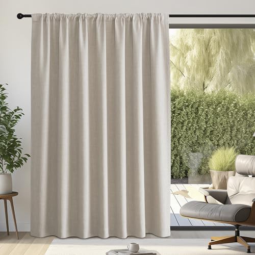 Angora Faux Linen Patio Door Divider — photo 3