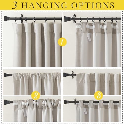 Angora Faux Linen Patio Door Divider — photo 4