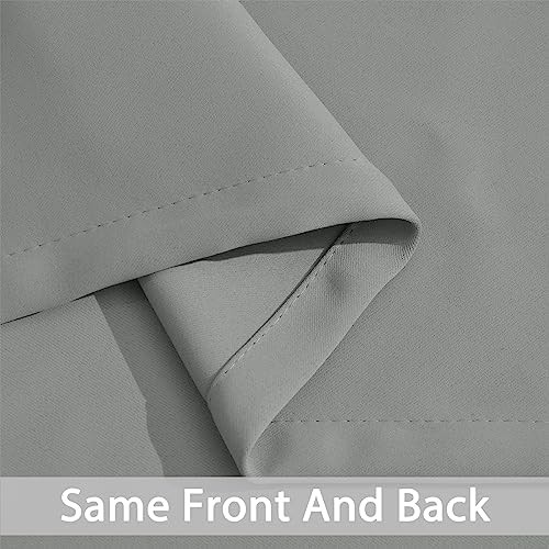 Dove grey room darkening curtain 90 in — photo 5