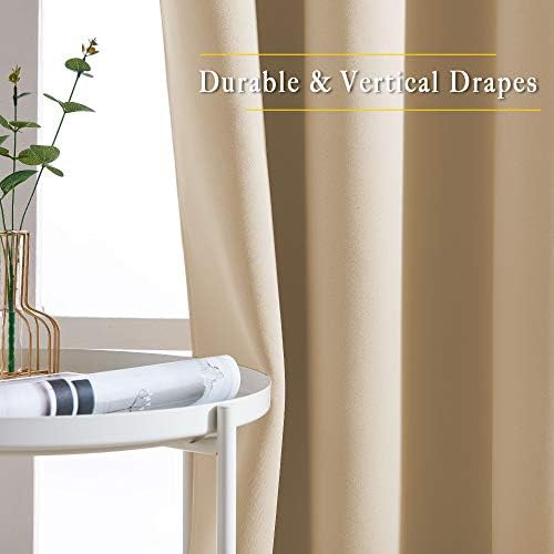 Biscotti beige grommet bedroom drapes — photo 4