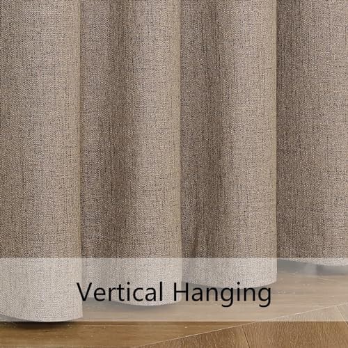 Burlap Textured Grommet Blackout Panels — photo 4