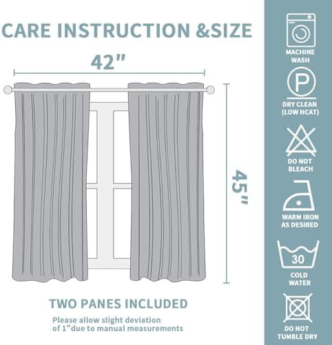 Tropical beach scene blackout curtains 45 inch — photo 3