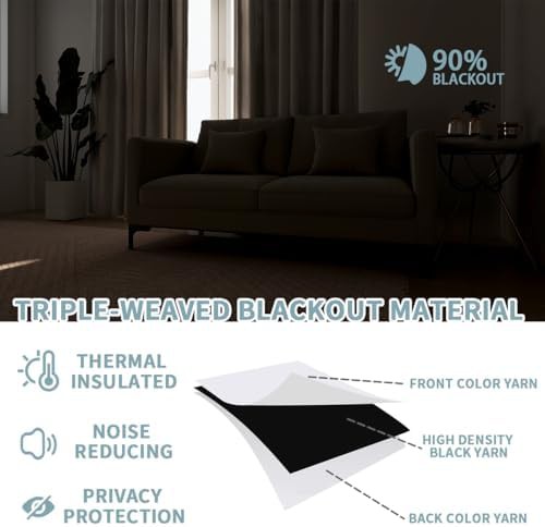 Manhattan skyline blackout thermal drapes 84 inch — photo 5