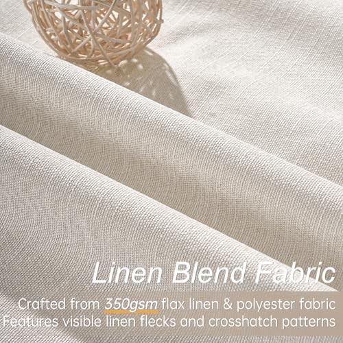 Ivory Birch Linen Pinch Pleated Curtains — photo 3