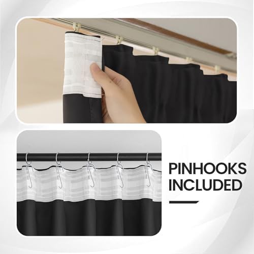 Extra wide room divider blackout curtain — photo 3