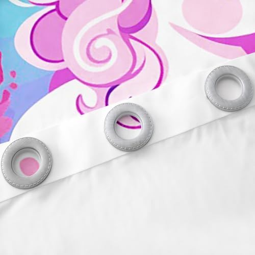 Sea turtle unicorn kids blackout curtain 63 in — photo 4