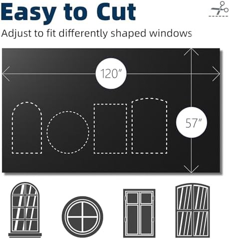 Portable Cut to Size Blackout Shades — photo 5