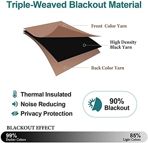 Wide room divider and blackout curtain 63 inch — photo 4