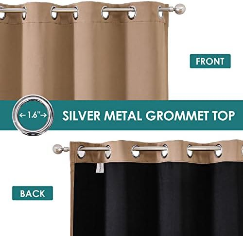 Total blackout curtains for bedroom 78 inches — photo 3