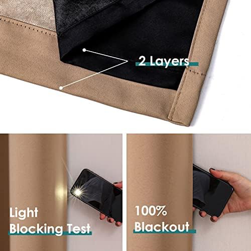 Total blackout curtains for bedroom 78 inches — photo 4