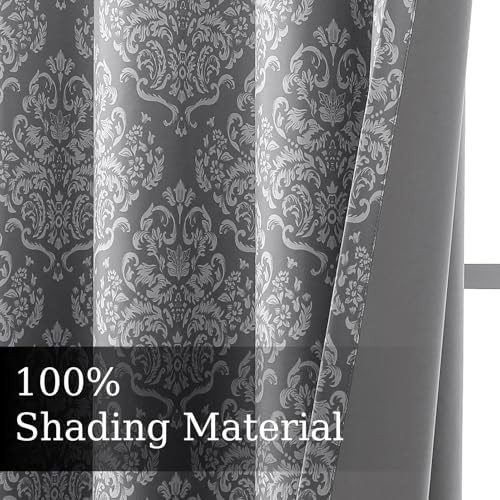Flyfun grey ombre blackout curtains 84 in — photo 4