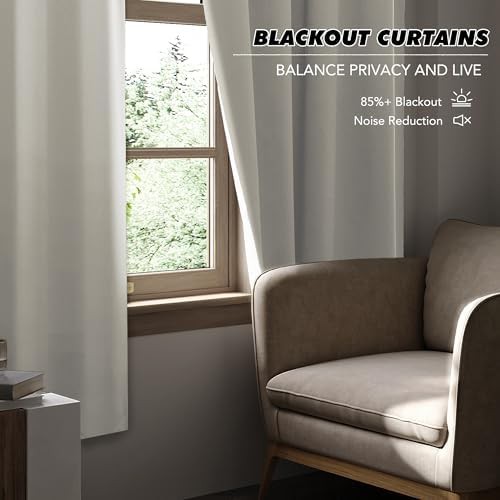 Nature solid thermal small window curtain — photo 3